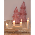 Nature Wood Advent Candle Holder For Decoration